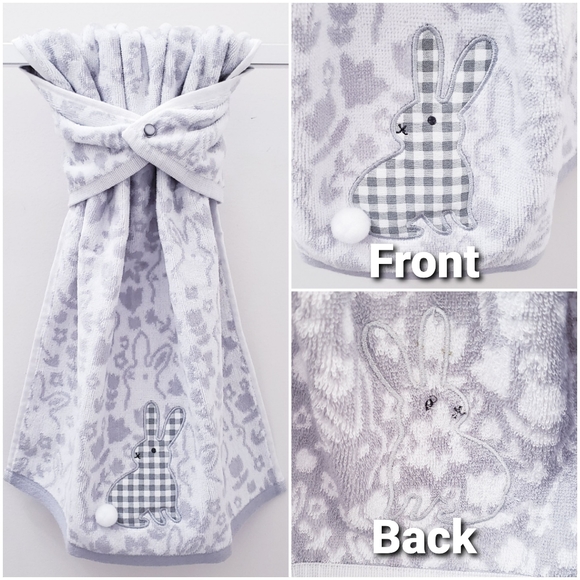 💟💖#9077 ●NEW! Easter themed Hang'N'Snap HAND Towel *Select your snap - Picture 9 of 15